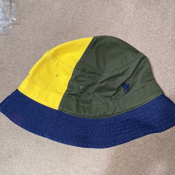 Mens POLO RL Color Block Bucket Hat - Picture 6 of 9